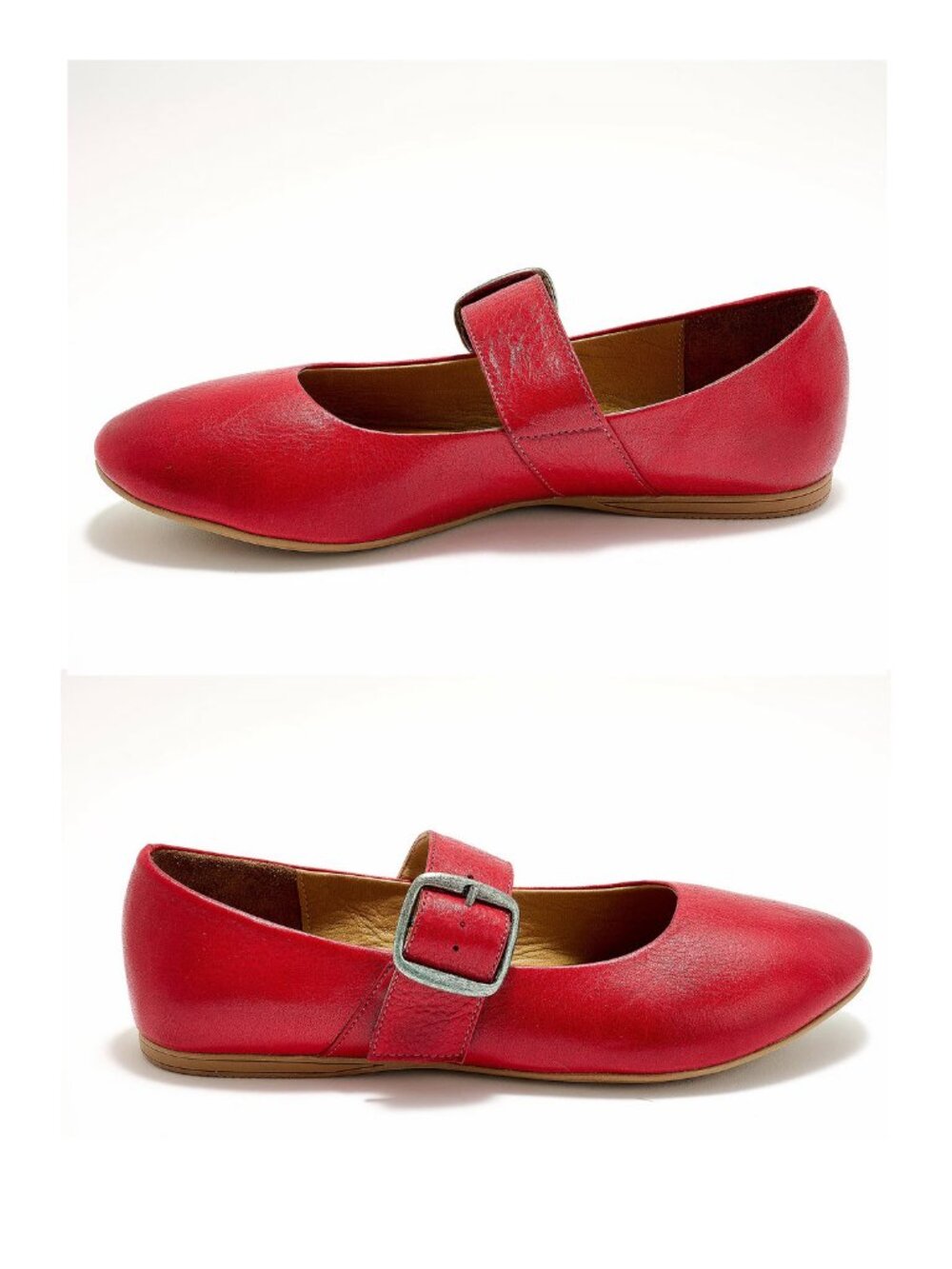 Miz Mooz Kaity Mary Jane Flats in Scarlet EU38/US7.5-8